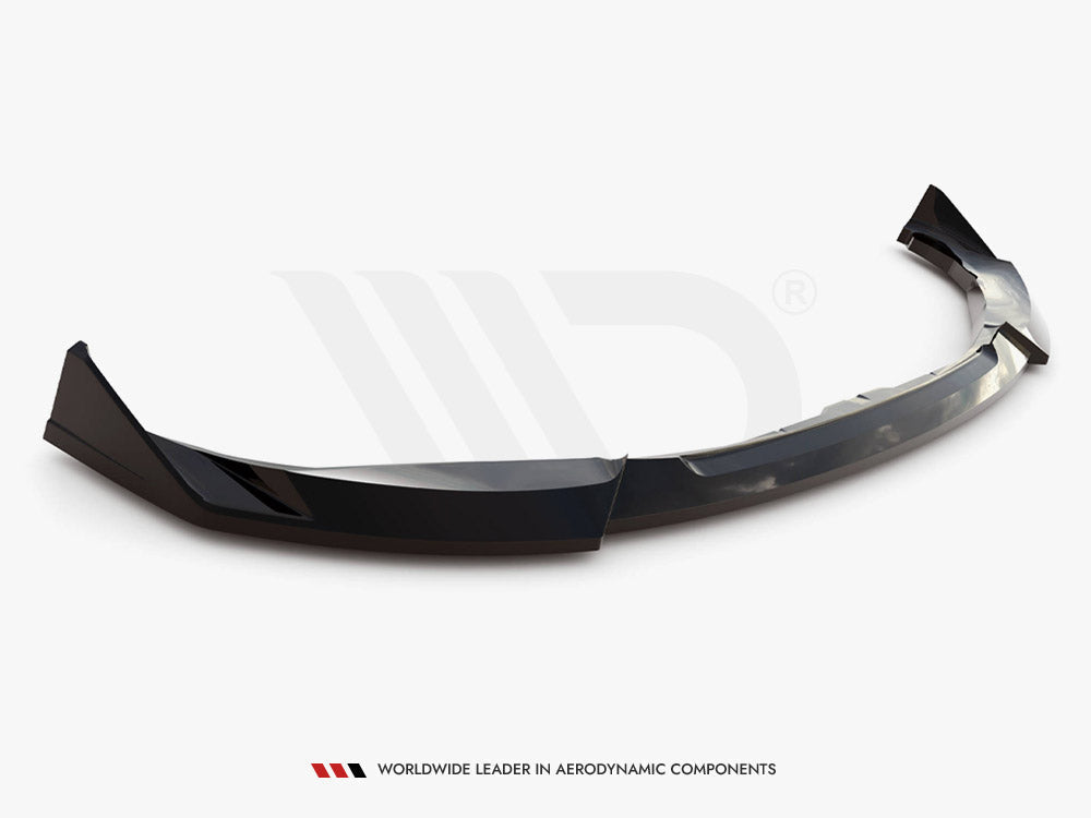 BMW M2 G87 Front Splitter V.5 by Maxton Design, Gloss Black