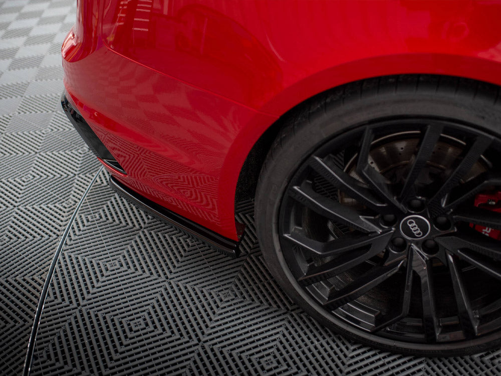 Audi RS4 B9 Avant rear side splitters - Maxton Design ABS