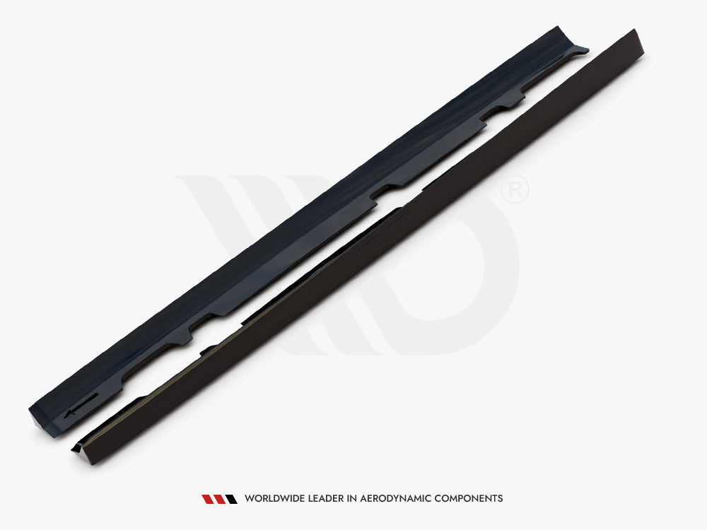 Ford Fiesta Mk8 Mk8.5 ST ST-Line Side Skirts Diffusers V.2 - Maxton Design