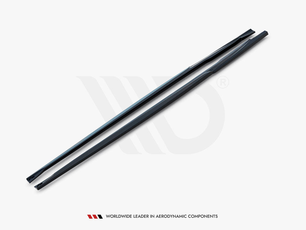 Audi TT 8S Facelift (2018-2023) Side Skirts Diffusers - Maxton Design Gloss Black