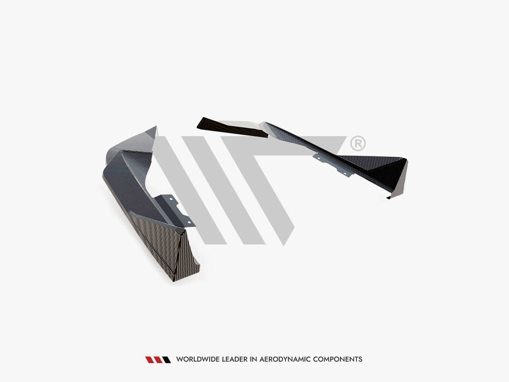 BMW M2 G87 rear side splitters, CF-BM-M2-G87-RSD1-245-P