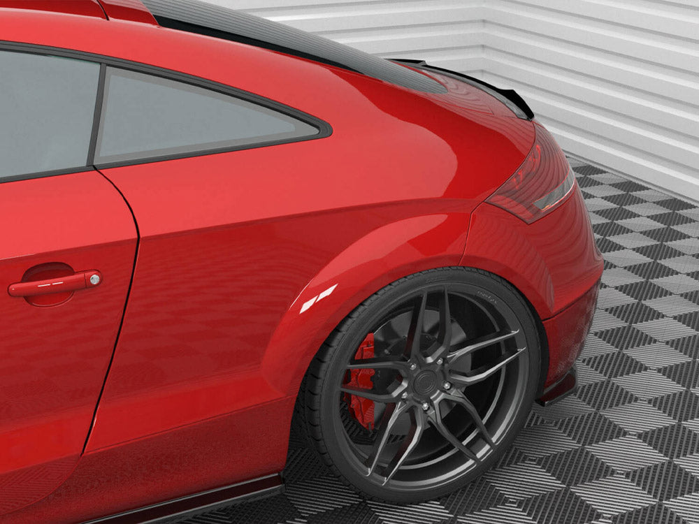 Audi TT 8J spoiler cap - Maxton Design gloss black ABS