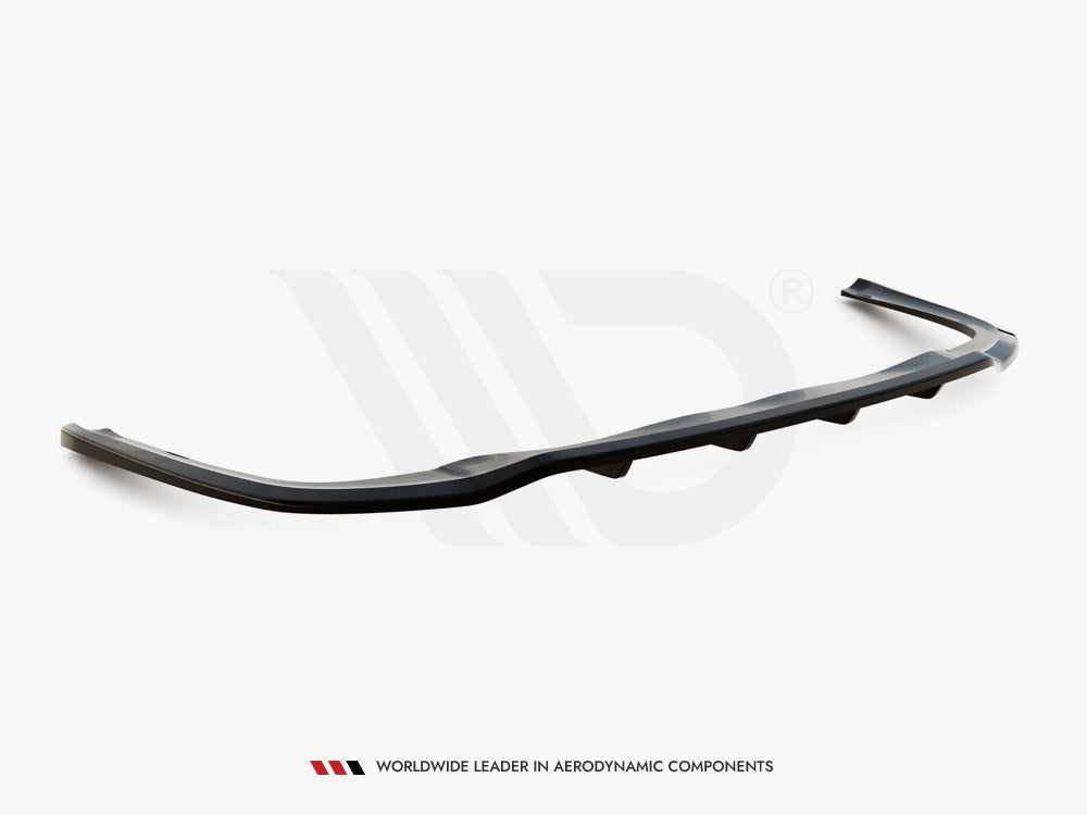 Audi A8 D4 Facelift (2013-2017) Maxton Design Central Rear Splitter, Gloss Black