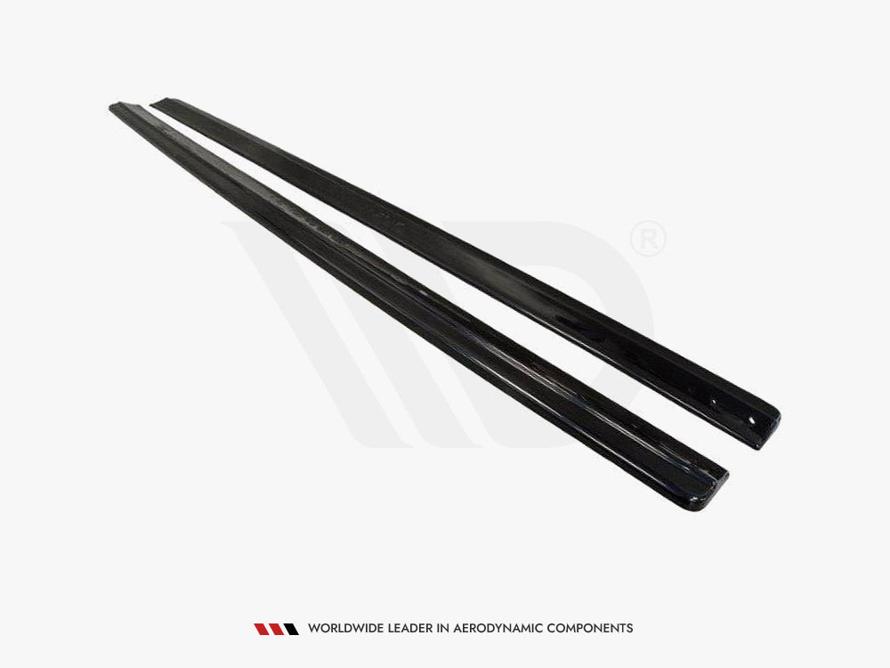 Audi S8 D4 FL (2015-2017) Maxton Design Gloss Black Side Skirt Diffusers