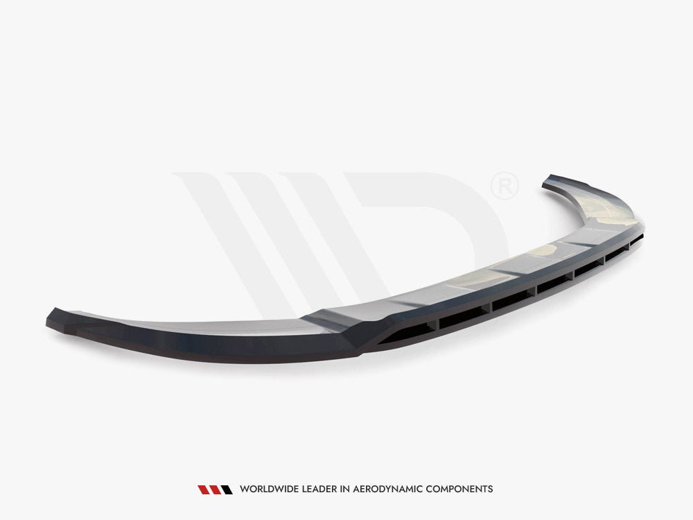 Audi A6 Allroad C8 (2018-2023) Maxton Design front splitter, gloss black ABS