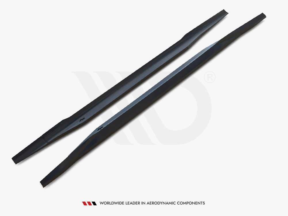 Ford Kuga ST Mk1 (2008-2013) Maxton Design Gloss Black Side Skirts Diffusers