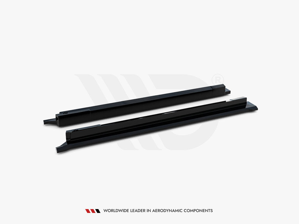 Lexus RX F-Sport Mk5 (2022+) Maxton Design Gloss Black Side Skirt Diffusers