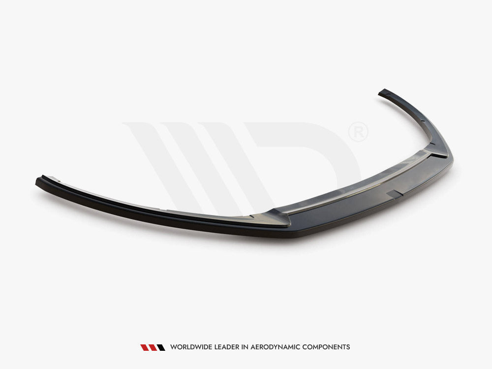 Ford Focus ST Mk3 Facelift (2015-2018) front splitter V.2 - Maxton Design ABS