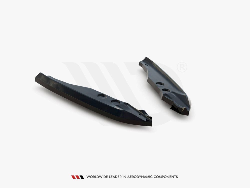 BMW E82 1 M-Pack rear side splitters, Maxton Design BM-1-82-MPACK-C-RS1G