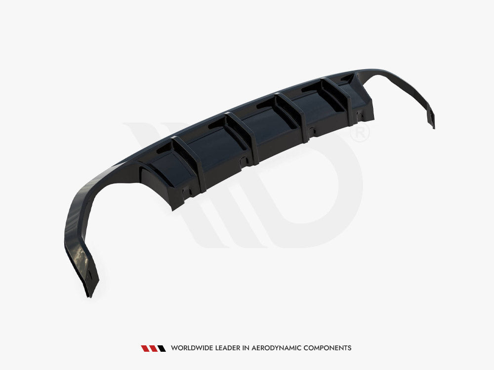 BMW M440i Gran Coupe G26 rear valance - Maxton Design gloss black diffuser