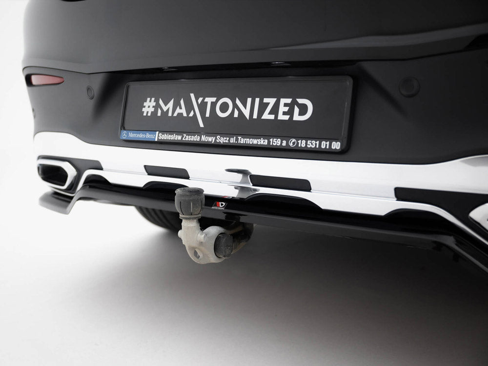 Mercedes GLC Coupe C254 (2022+) AMG-Line Rear Splitter - Maxton Design Vertical Bars
