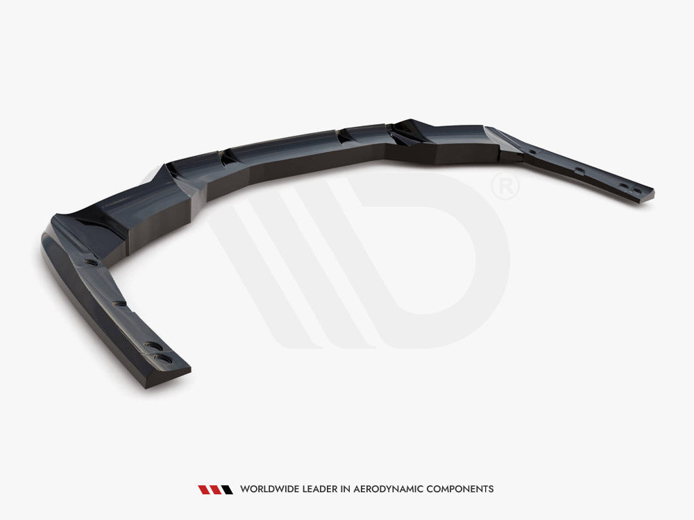 BMW iX3 M-Pack G08 Facelift rear splitter, Maxton Design vertical bars