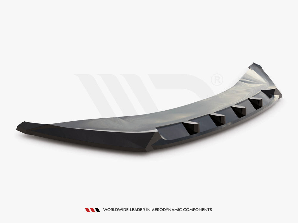 Volvo EX30 Mk1 front splitter, Maxton Design gloss black ABS