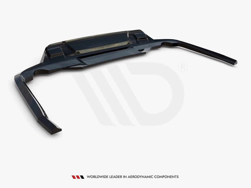 Ford Explorer XLT Mk6 (2019-2024) Maxton Design Rear Splitter, Gloss Black ABS