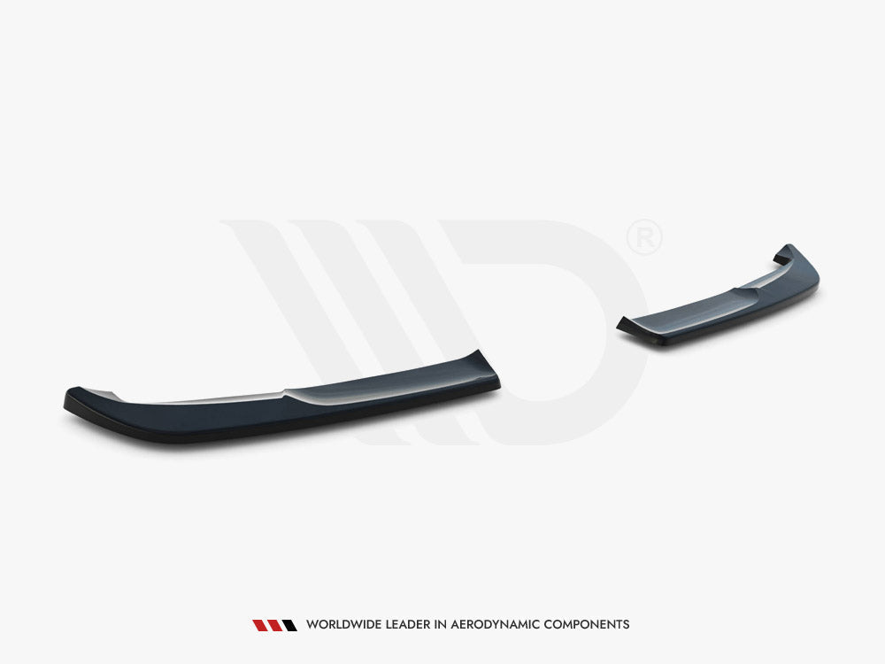 Mini Cooper S JCW F56 2017-2022 Rear Side Splitters, Maxton Design Gloss Black ABS