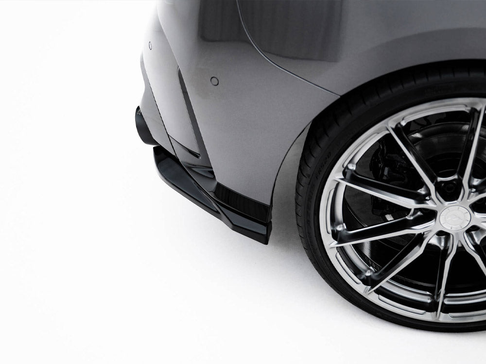 BMW M135i F70 rear side splitters V.4 - Maxton Design ABS gloss black