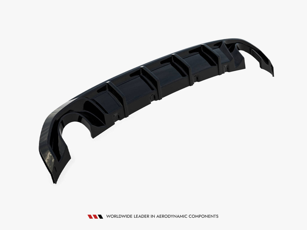 BMW G26 4 Series M-Pack Gran Coupe Maxton Design Gloss Black Rear Valance