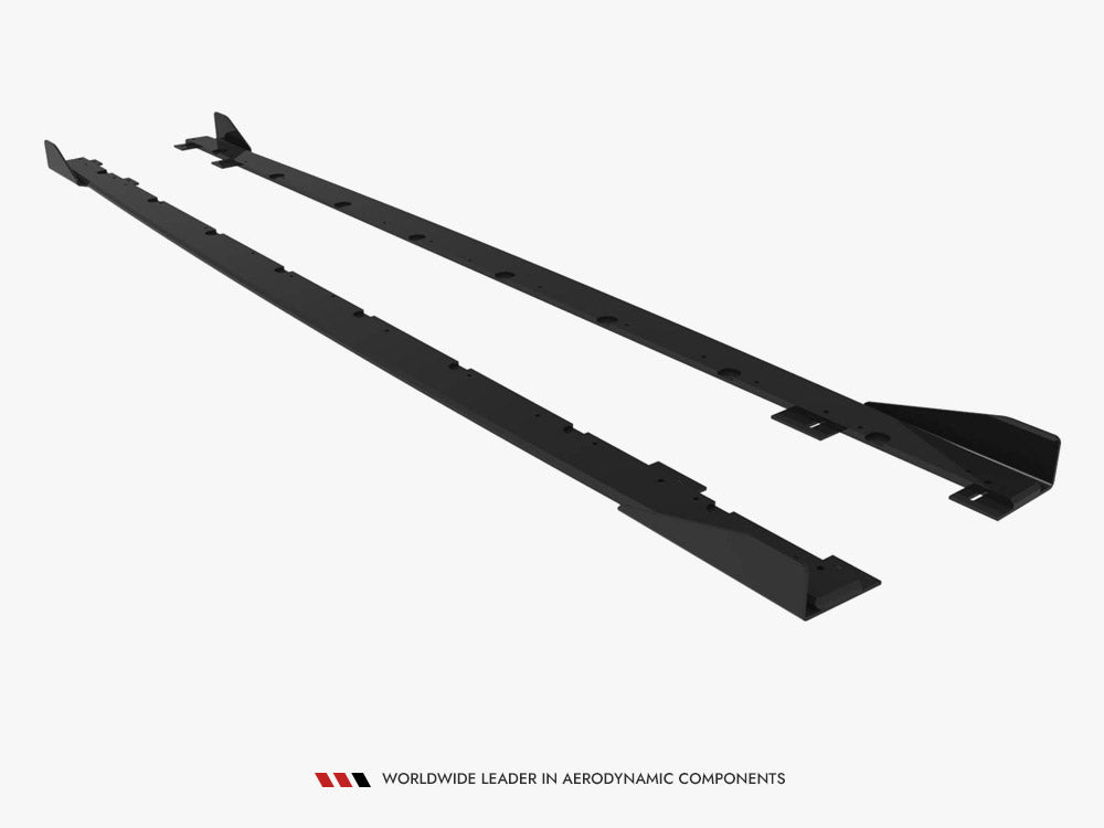 BMW M135i F70 Side Skirts Diffusers + Flaps - Maxton Design Street PRO