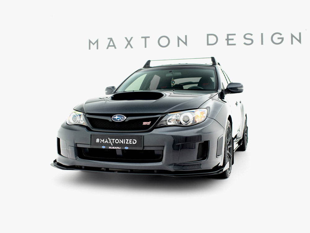 Subaru Impreza WRX STI Mk3 Facelift 2011-2014 Maxton Design Front Flaps
