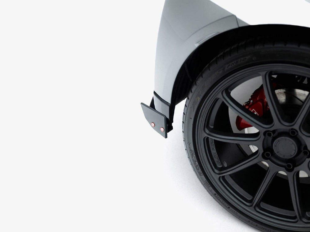 Toyota GR Yaris Mk4 Facelift 2024 rear side splitters + flaps, Maxton Design ABS