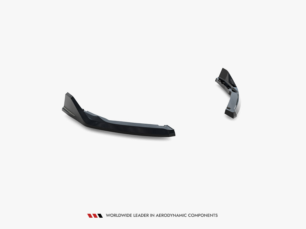 Toyota GR Corolla Mk12 rear side splitters V.2, Maxton Design gloss black