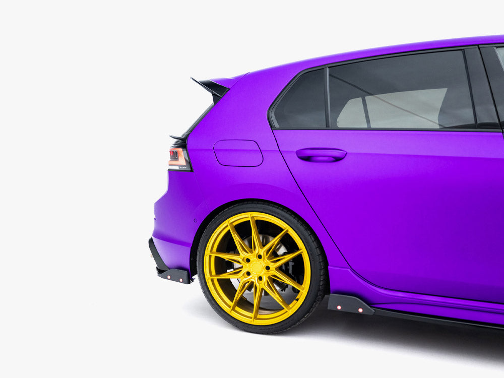 VW Golf R Mk8 Facelift (2024+) rear side splitters V.6 + flaps