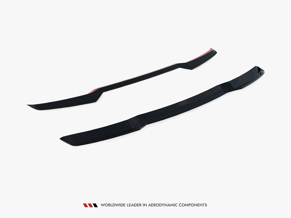 BMW X3 G45 M-Pack spoiler cap - Maxton Design gloss black