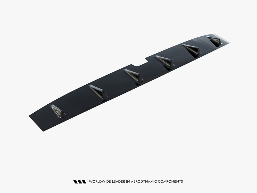 Ford Mustang Mk7 GT 2023+ Rear Window Extension, Maxton Design Gloss Black