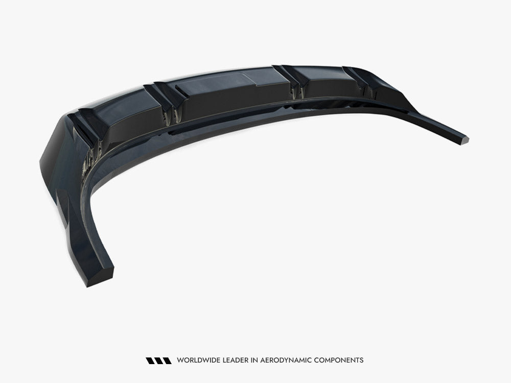 Cupra Tavascan Mk1 rear splitter, Maxton Design vertical bars, gloss black