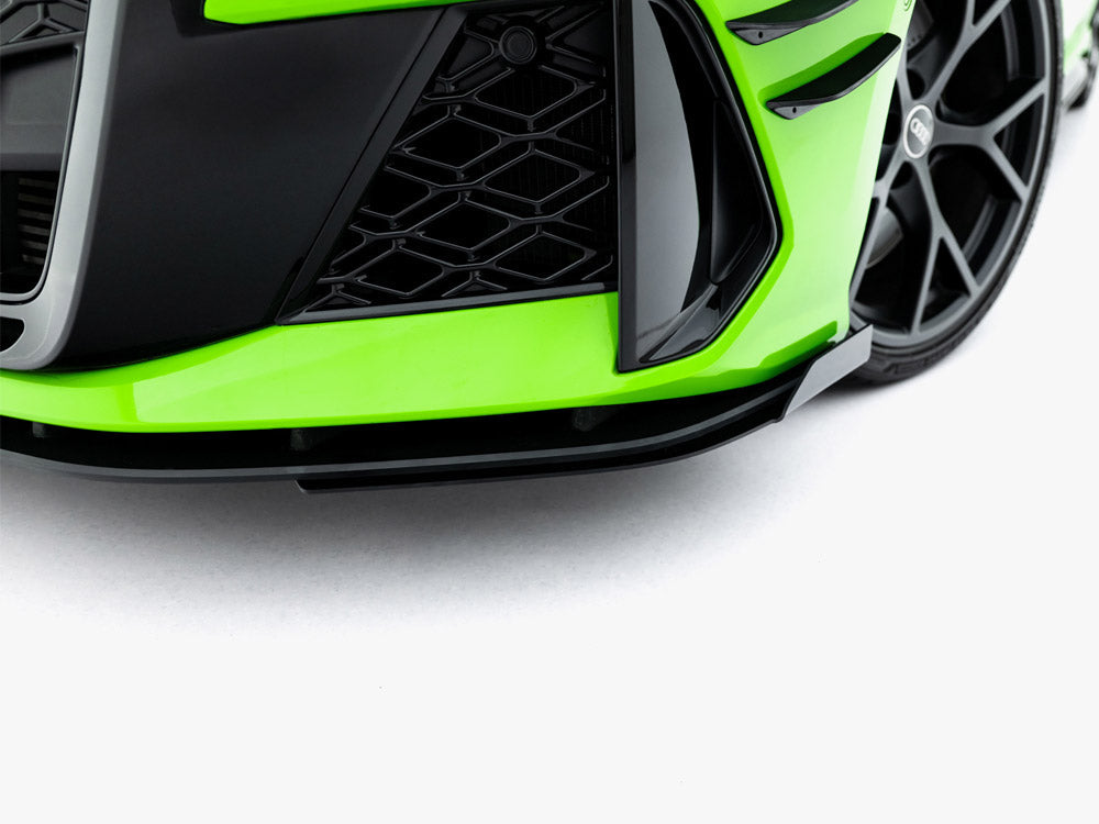 Audi RS3 Sportback 8Y Facelift Front Flaps, Maxton Design Gloss Black