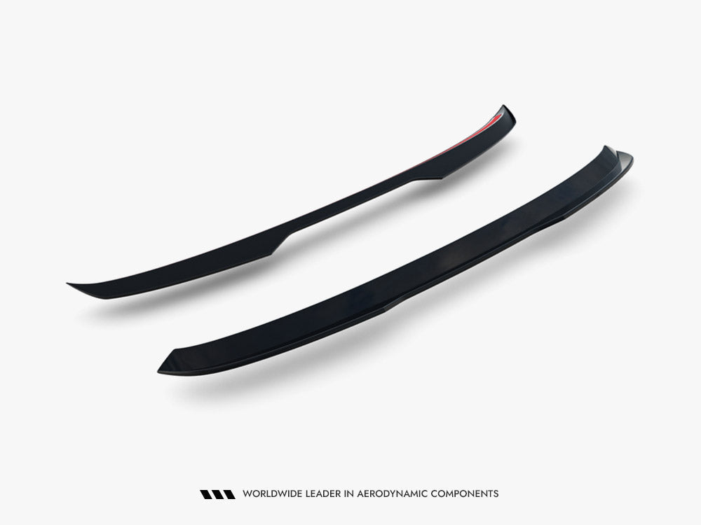 VW Golf R Mk8 Facelift 2024 spoiler cap, Maxton Design gloss black