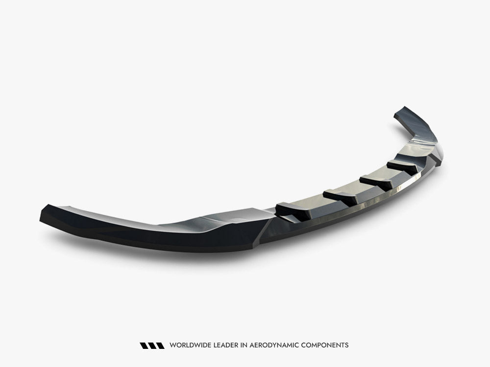 Land Rover Range Rover SVR Mk2 Facelift 2018-2022 front splitter, Maxton Design gloss black ABS