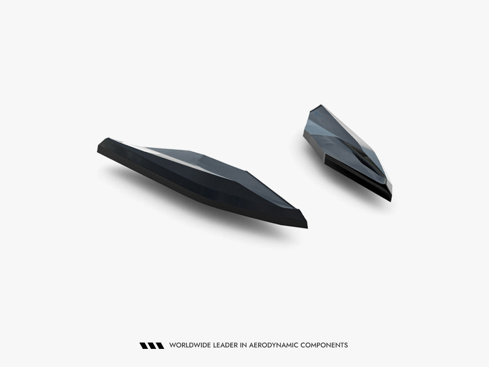 BMW X1 M35i U11 rear side splitters, Maxton Design gloss black