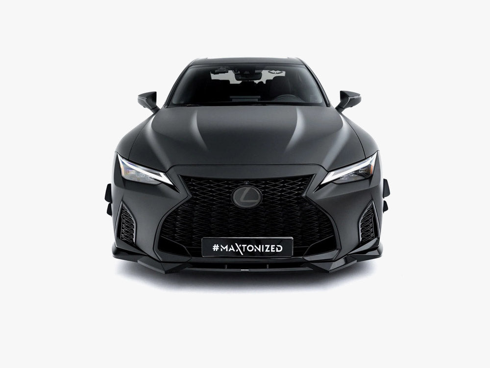 Lexus IS 500 Mk3 Facelift (XE30) Front Splitter V.2 by Maxton Design