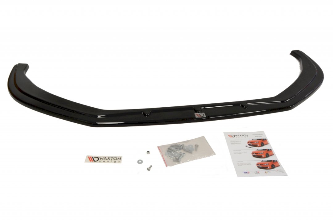 VW Passat CC B7 2008-2012 R36 R-Line Front Splitter - Maxton Design ABS Lip