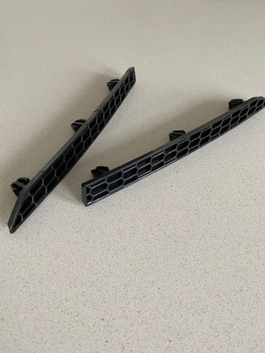 G80 G82 G83 Rear Reflector Deletes - AP Design Honeycomb Matte Black Inserts