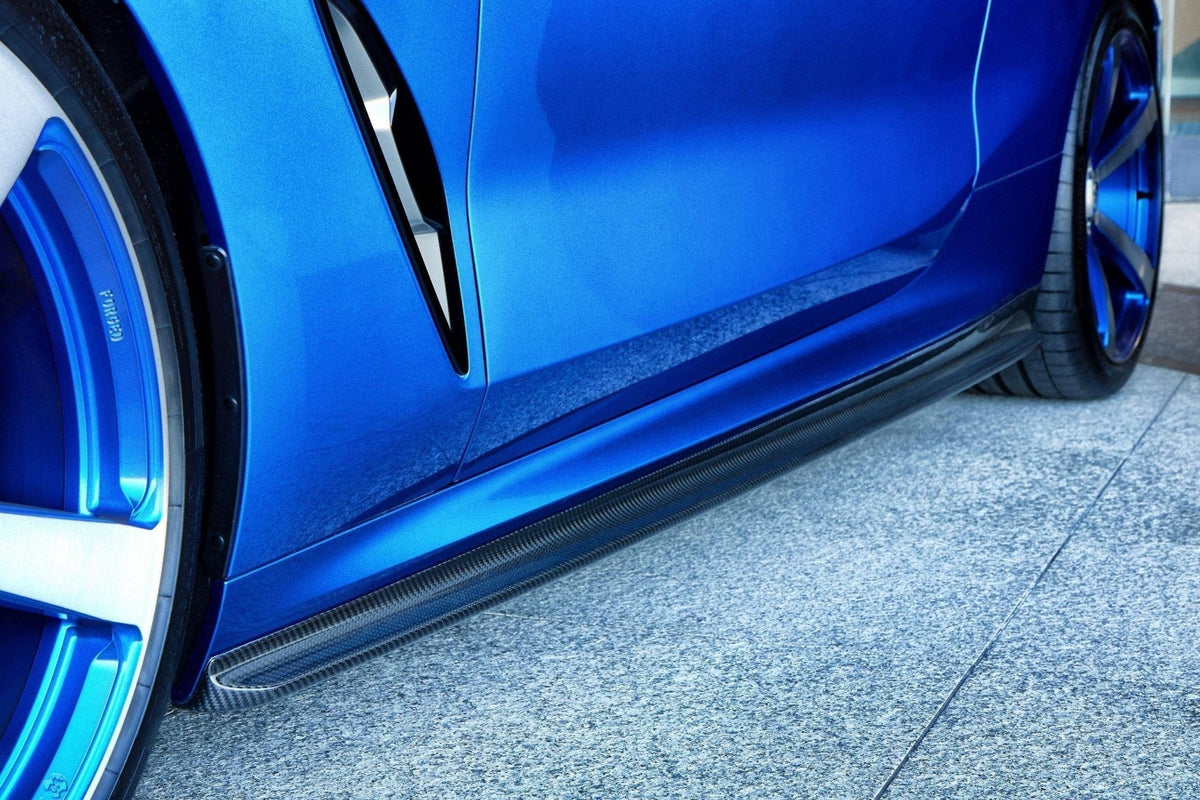 BMW 8 Series G14 G15 M8 F91 F92 Carbon Fibre Side Skirts 3DDesign Pre-Preg CFRP