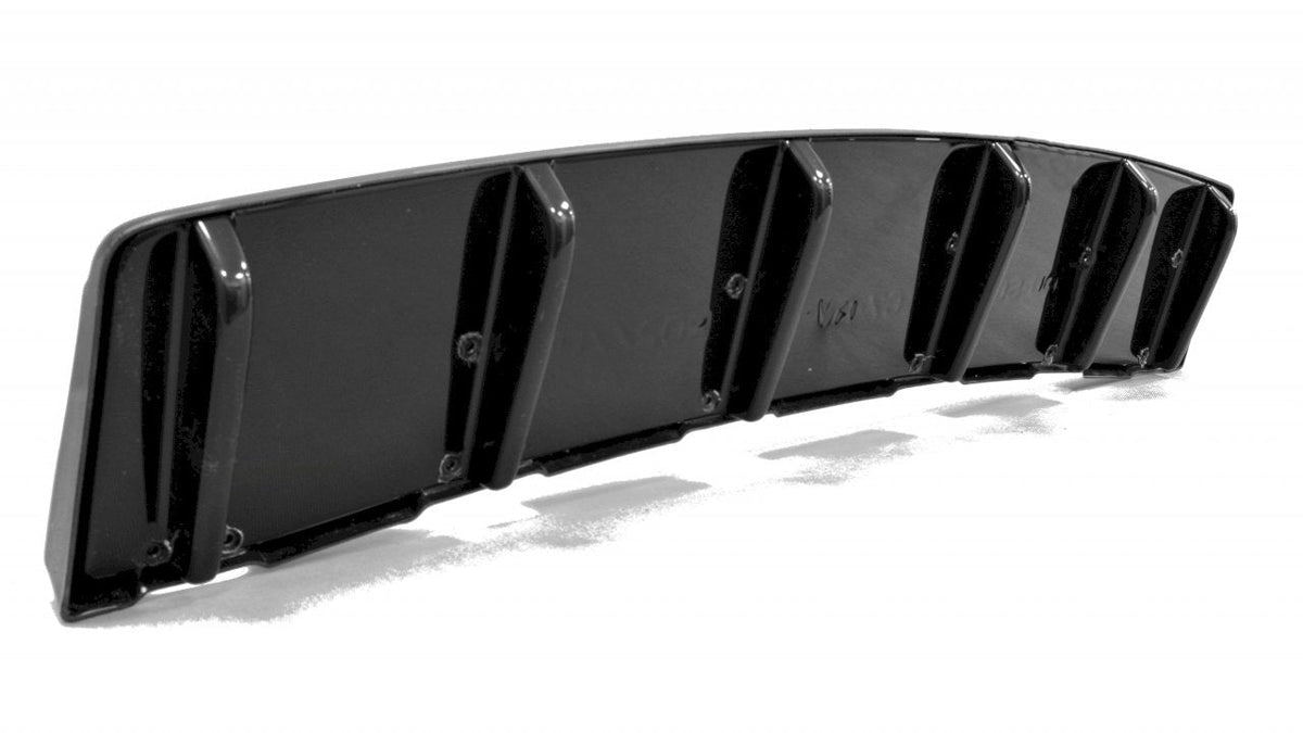Audi S6 C7 Avant (2012-2014) central rear splitter, Maxton Design ABS