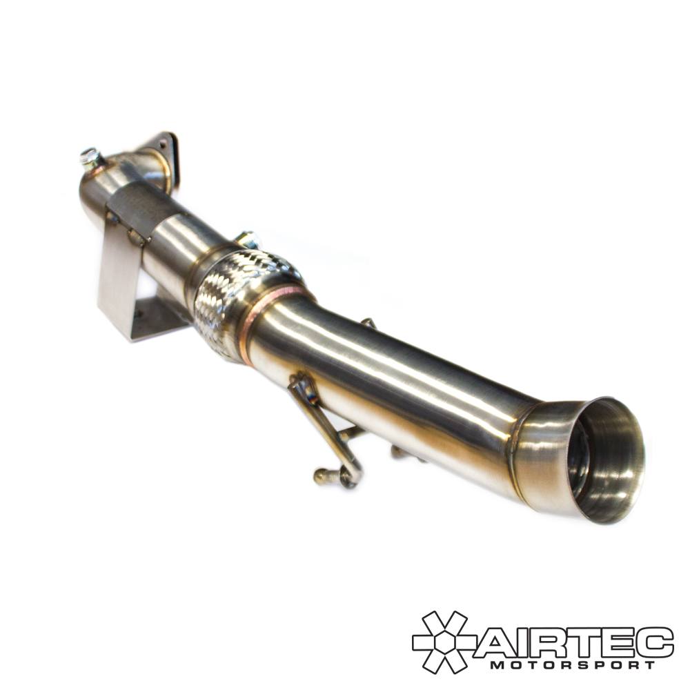 Ford Focus RS MK3 de-cat downpipe AIRTEC Motorsport 70mm, stage 2 track day