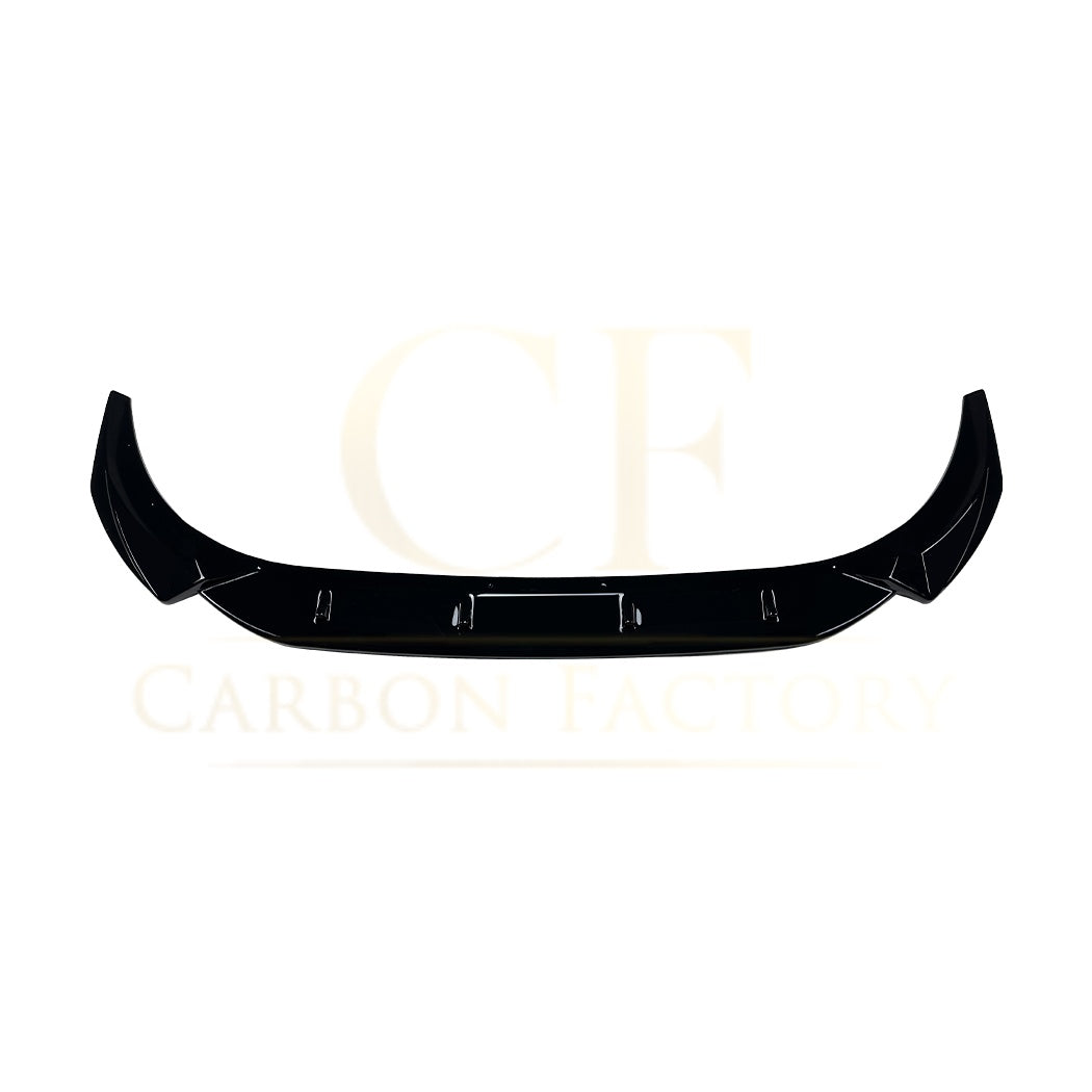 Audi A4 B9.5 S Line & S4 saloon (2020-25) V Style gloss black front splitter
