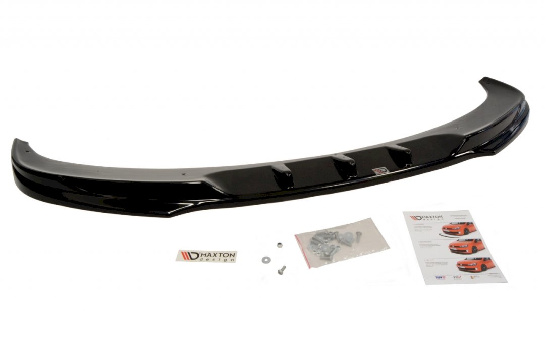 Mercedes Sprinter 2006-2013 front splitter, Maxton Design gloss black ABS