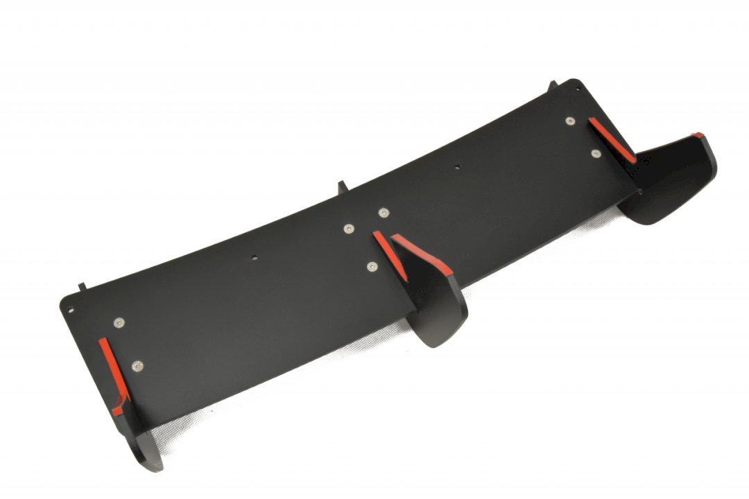 VW Polo MK5 GTI Facelift (2014-2017) Maxton Design Rear Diffuser, 10mm ABS, Matte Black