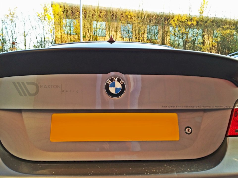 BMW 5 E60 Saloon (2003-2010) Maxton Design ABS Rear Spoiler