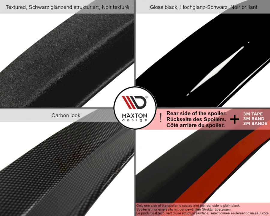 Hyundai i30 MK2 (2011-2017) spoiler extension - Maxton Design ABS
