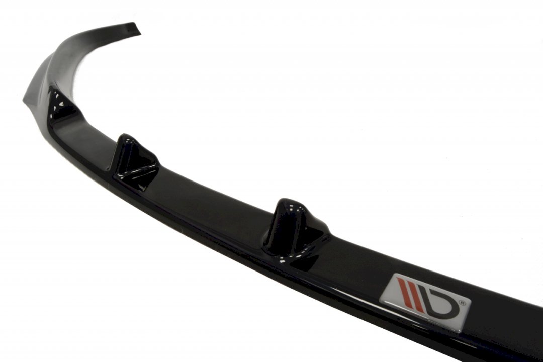 Skoda Fabia II 2007-2010 front splitter, Maxton Design ABS lip spoiler