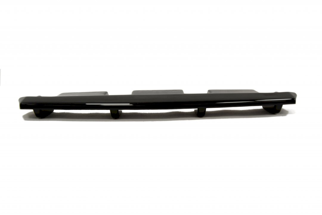 Audi A8 S8 D3 (2004-2009) rear splitter, Maxton Design vertical bars, gloss black