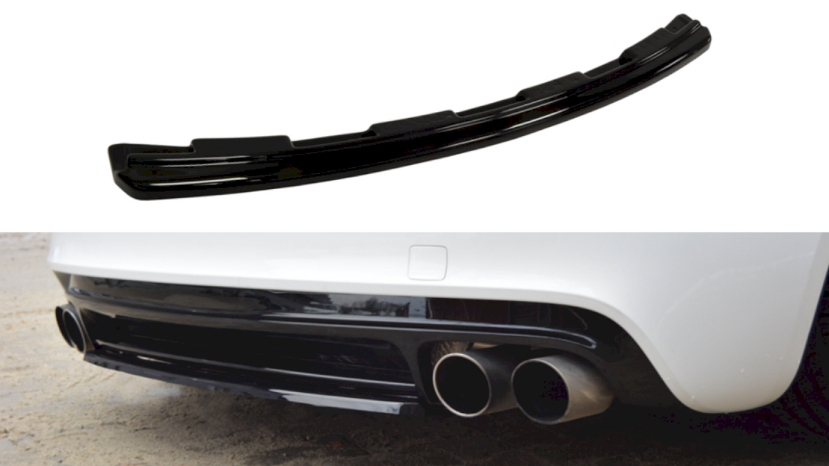 Audi TT S 8J (2008-13) Central Rear Splitter, Maxton Design ABS