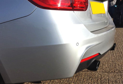 BMW F30 F31 316i 320i 316d 320d 335i 340i AC Schnitzer 90mm Black Ceramic Tailpipes
