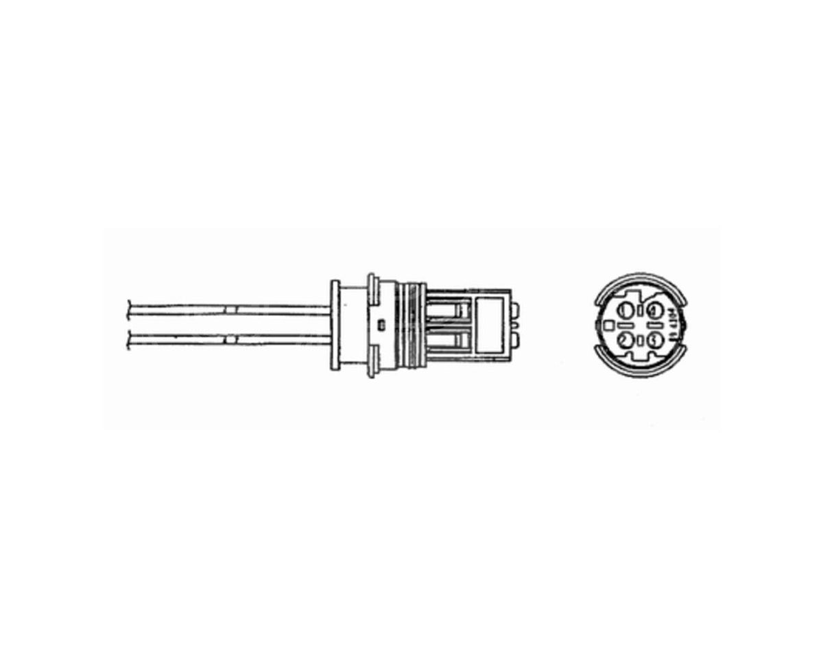 BMW E36 E46 E60 Z3 & Mercedes W202 CLK O2 Sensor NGK 96965 (OZA827-EE1)