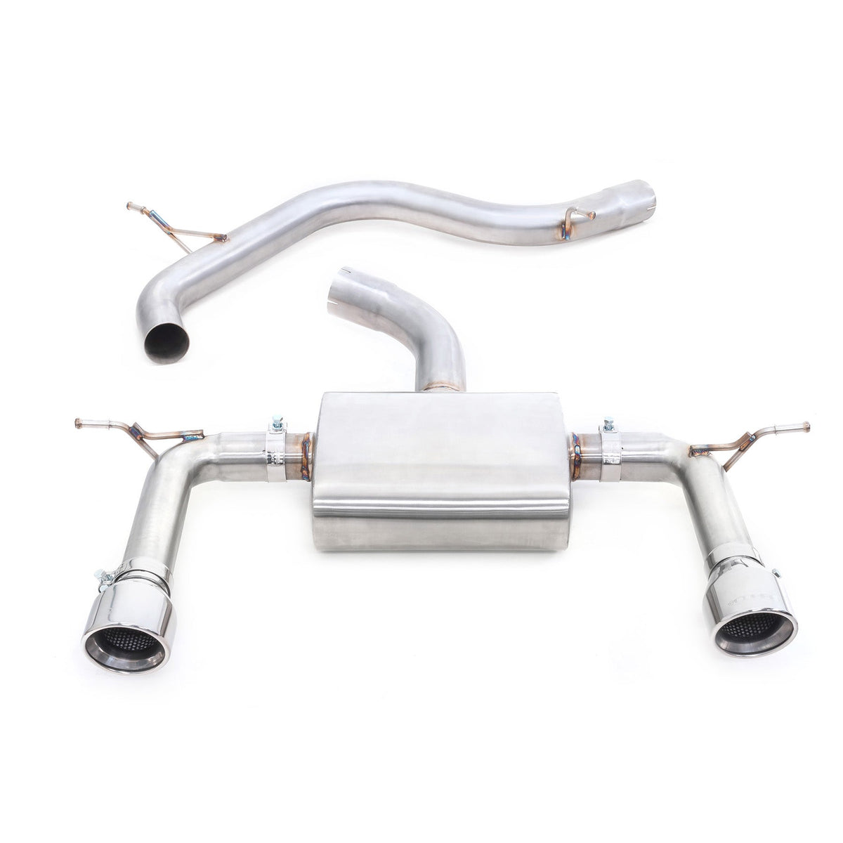 Audi TT 8S 2.0 TFSI Cat Back Exhaust - Non-Resonated, 3" Stainless, CS-EXH-TT3-20
